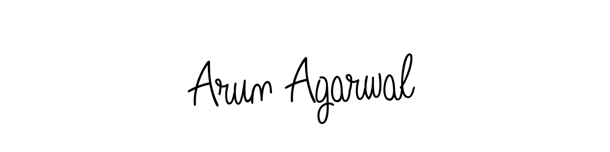 You can use this online signature creator to create a handwritten signature for the name Arun Agarwal. This is the best online autograph maker. Arun Agarwal signature style 5 images and pictures png