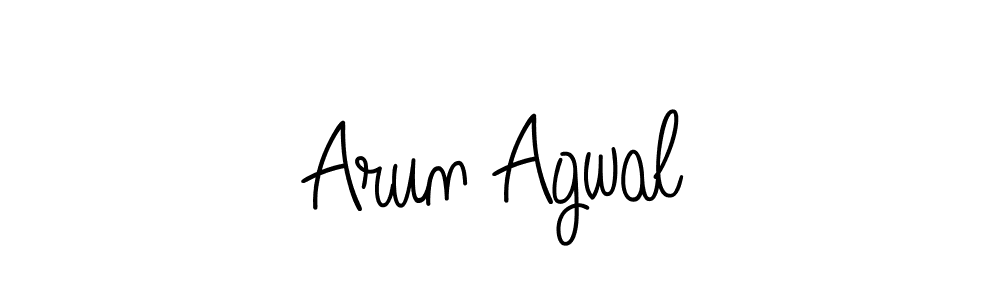 Also we have Arun Agwal name is the best signature style. Create professional handwritten signature collection using Angelique-Rose-font-FFP autograph style. Arun Agwal signature style 5 images and pictures png