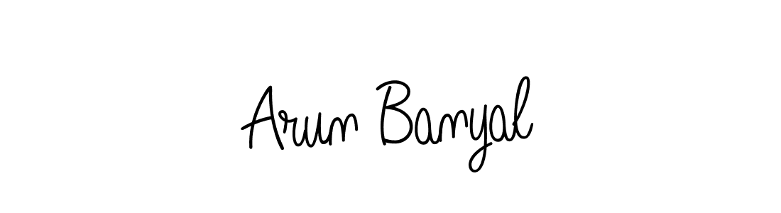 Here are the top 10 professional signature styles for the name Arun Banyal. These are the best autograph styles you can use for your name. Arun Banyal signature style 5 images and pictures png