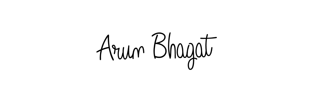 Arun Bhagat stylish signature style. Best Handwritten Sign (Angelique-Rose-font-FFP) for my name. Handwritten Signature Collection Ideas for my name Arun Bhagat. Arun Bhagat signature style 5 images and pictures png