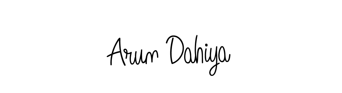 Make a beautiful signature design for name Arun Dahiya. Use this online signature maker to create a handwritten signature for free. Arun Dahiya signature style 5 images and pictures png