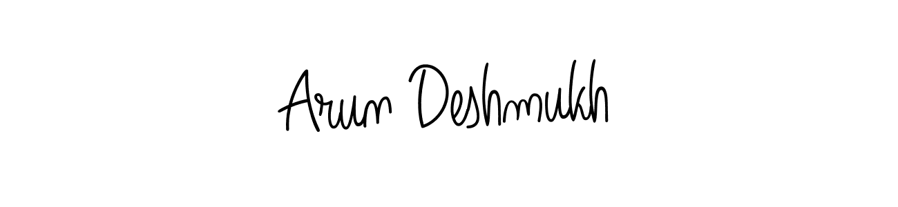 Angelique-Rose-font-FFP is a professional signature style that is perfect for those who want to add a touch of class to their signature. It is also a great choice for those who want to make their signature more unique. Get Arun Deshmukh name to fancy signature for free. Arun Deshmukh signature style 5 images and pictures png