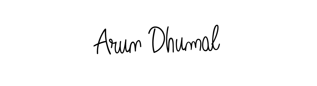 Also You can easily find your signature by using the search form. We will create Arun Dhumal name handwritten signature images for you free of cost using Angelique-Rose-font-FFP sign style. Arun Dhumal signature style 5 images and pictures png