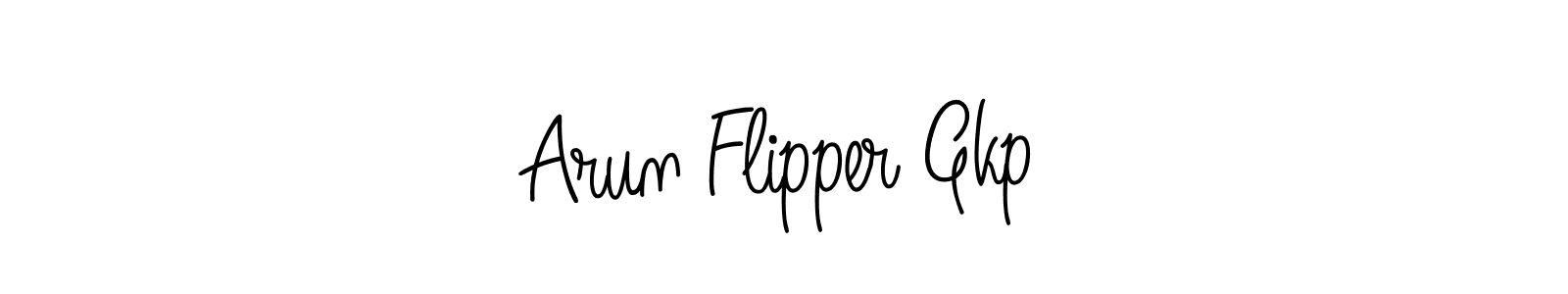 How to make Arun Flipper Gkp name signature. Use Angelique-Rose-font-FFP style for creating short signs online. This is the latest handwritten sign. Arun Flipper Gkp signature style 5 images and pictures png