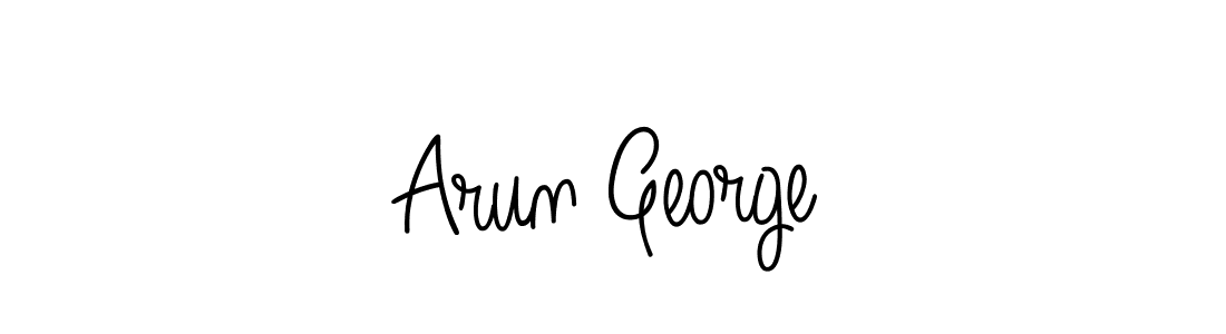 How to make Arun George signature? Angelique-Rose-font-FFP is a professional autograph style. Create handwritten signature for Arun George name. Arun George signature style 5 images and pictures png