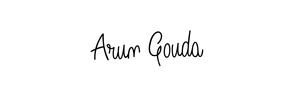 Make a beautiful signature design for name Arun Gouda. Use this online signature maker to create a handwritten signature for free. Arun Gouda signature style 5 images and pictures png