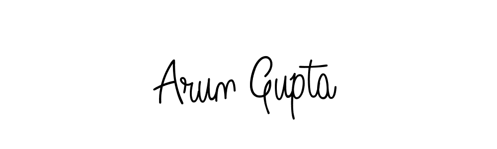 The best way (Angelique-Rose-font-FFP) to make a short signature is to pick only two or three words in your name. The name Arun Gupta include a total of six letters. For converting this name. Arun Gupta signature style 5 images and pictures png