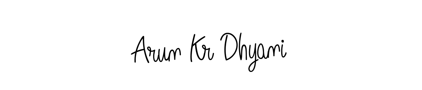 Similarly Angelique-Rose-font-FFP is the best handwritten signature design. Signature creator online .You can use it as an online autograph creator for name Arun Kr Dhyani. Arun Kr Dhyani signature style 5 images and pictures png