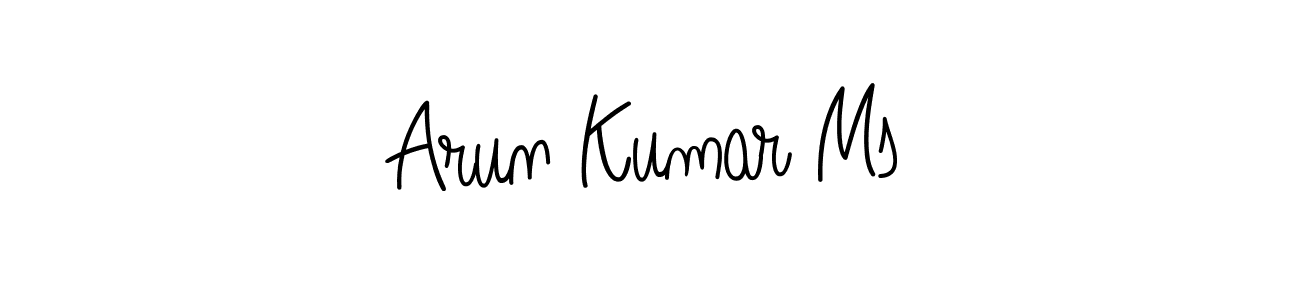 Similarly Angelique-Rose-font-FFP is the best handwritten signature design. Signature creator online .You can use it as an online autograph creator for name Arun Kumar Ms. Arun Kumar Ms signature style 5 images and pictures png