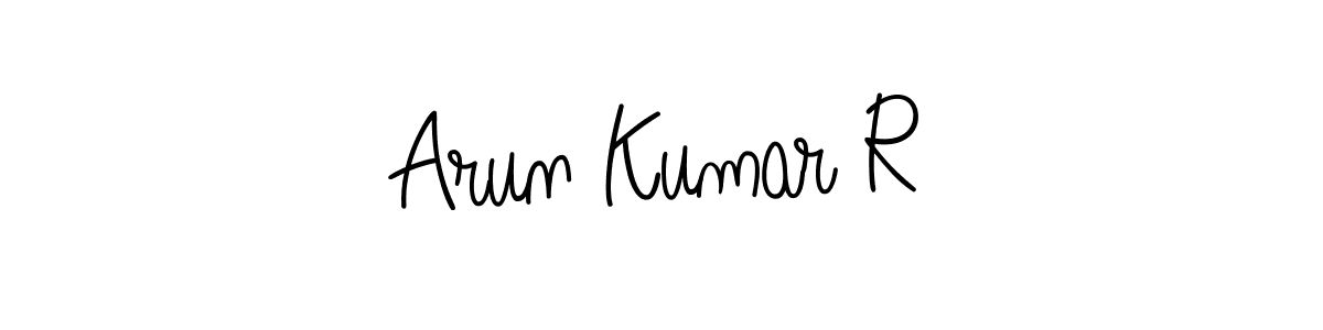 It looks lik you need a new signature style for name Arun Kumar R. Design unique handwritten (Angelique-Rose-font-FFP) signature with our free signature maker in just a few clicks. Arun Kumar R signature style 5 images and pictures png