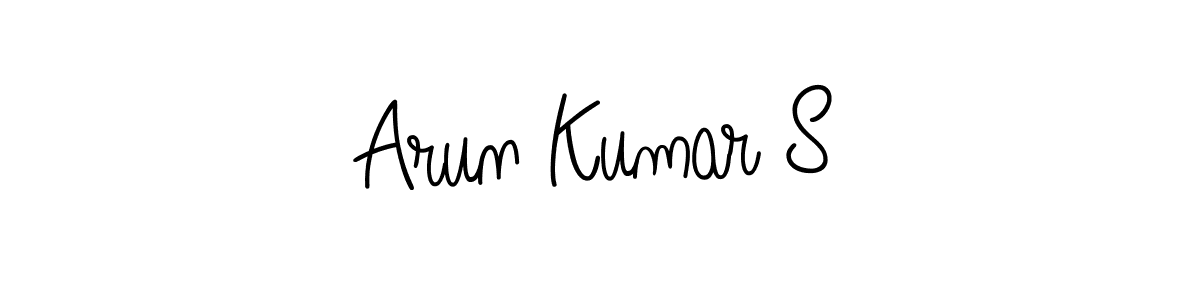 Arun Kumar S stylish signature style. Best Handwritten Sign (Angelique-Rose-font-FFP) for my name. Handwritten Signature Collection Ideas for my name Arun Kumar S. Arun Kumar S signature style 5 images and pictures png