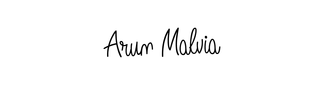 How to make Arun Malvia signature? Angelique-Rose-font-FFP is a professional autograph style. Create handwritten signature for Arun Malvia name. Arun Malvia signature style 5 images and pictures png