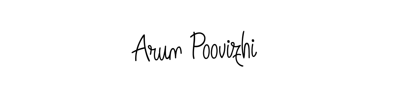 How to make Arun Poovizhi signature? Angelique-Rose-font-FFP is a professional autograph style. Create handwritten signature for Arun Poovizhi name. Arun Poovizhi signature style 5 images and pictures png