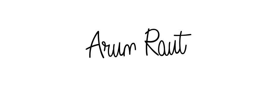 How to make Arun Raut name signature. Use Angelique-Rose-font-FFP style for creating short signs online. This is the latest handwritten sign. Arun Raut signature style 5 images and pictures png