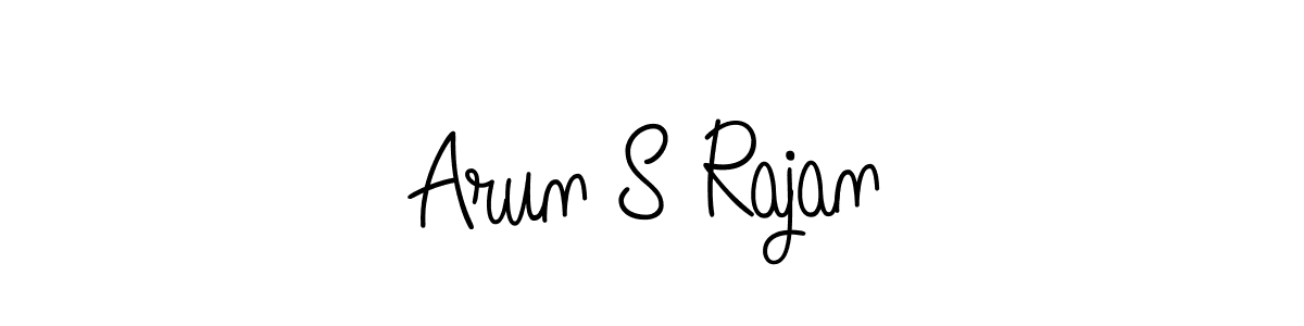 Make a short Arun S Rajan signature style. Manage your documents anywhere anytime using Angelique-Rose-font-FFP. Create and add eSignatures, submit forms, share and send files easily. Arun S Rajan signature style 5 images and pictures png