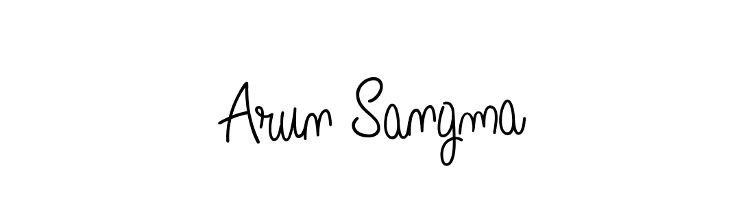 How to make Arun Sangma signature? Angelique-Rose-font-FFP is a professional autograph style. Create handwritten signature for Arun Sangma name. Arun Sangma signature style 5 images and pictures png