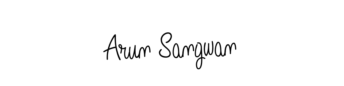 Make a beautiful signature design for name Arun Sangwan. Use this online signature maker to create a handwritten signature for free. Arun Sangwan signature style 5 images and pictures png