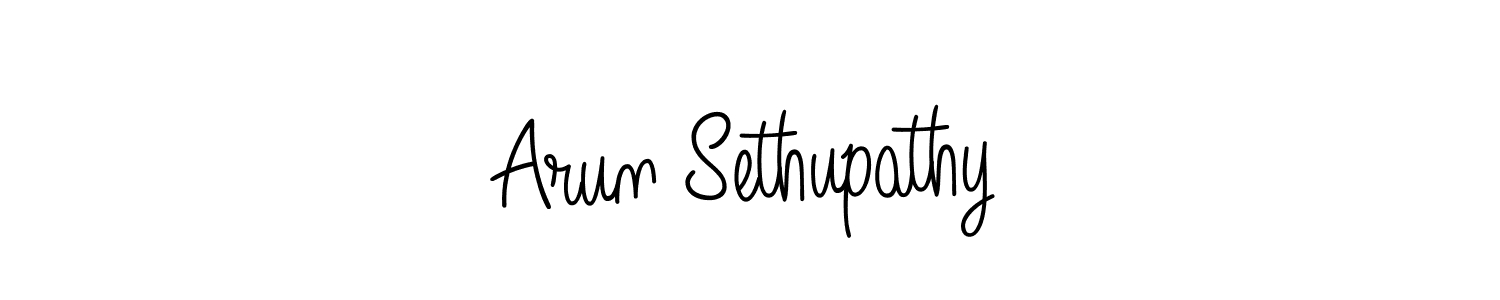 Also we have Arun Sethupathy name is the best signature style. Create professional handwritten signature collection using Angelique-Rose-font-FFP autograph style. Arun Sethupathy signature style 5 images and pictures png