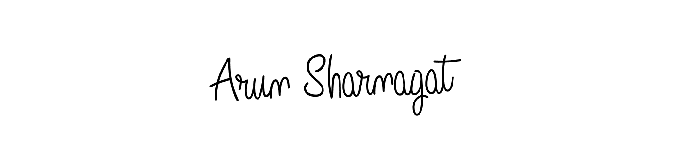 You can use this online signature creator to create a handwritten signature for the name Arun Sharnagat. This is the best online autograph maker. Arun Sharnagat signature style 5 images and pictures png