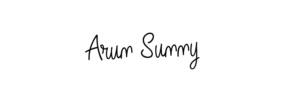 Angelique-Rose-font-FFP is a professional signature style that is perfect for those who want to add a touch of class to their signature. It is also a great choice for those who want to make their signature more unique. Get Arun Sunny name to fancy signature for free. Arun Sunny signature style 5 images and pictures png