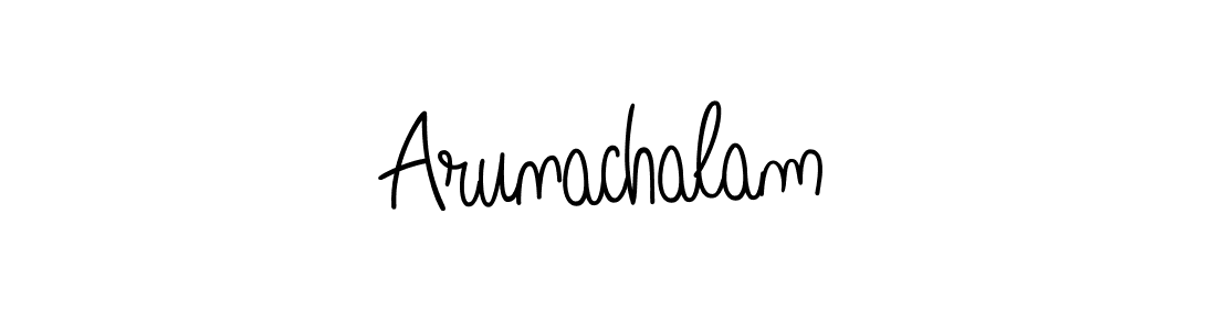 Create a beautiful signature design for name Arunachalam. With this signature (Angelique-Rose-font-FFP) fonts, you can make a handwritten signature for free. Arunachalam signature style 5 images and pictures png