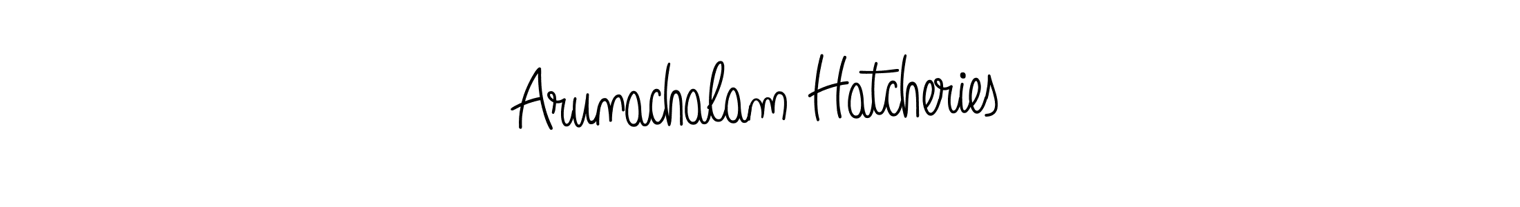 Make a beautiful signature design for name Arunachalam Hatcheries. Use this online signature maker to create a handwritten signature for free. Arunachalam Hatcheries signature style 5 images and pictures png