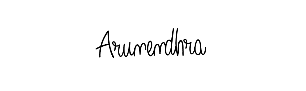 Make a beautiful signature design for name Arunendhra. Use this online signature maker to create a handwritten signature for free. Arunendhra signature style 5 images and pictures png