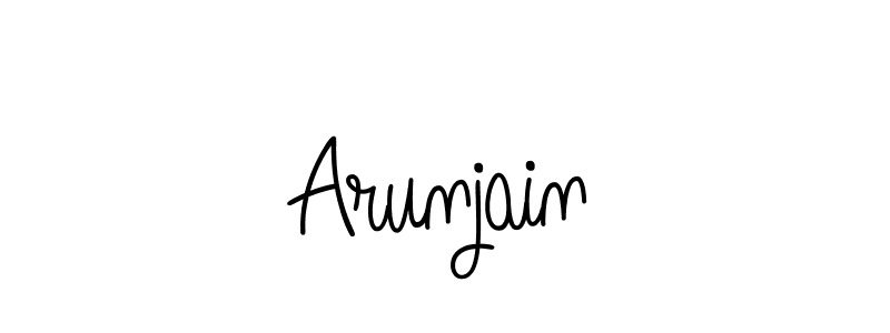 How to Draw Arunjain signature style? Angelique-Rose-font-FFP is a latest design signature styles for name Arunjain. Arunjain signature style 5 images and pictures png