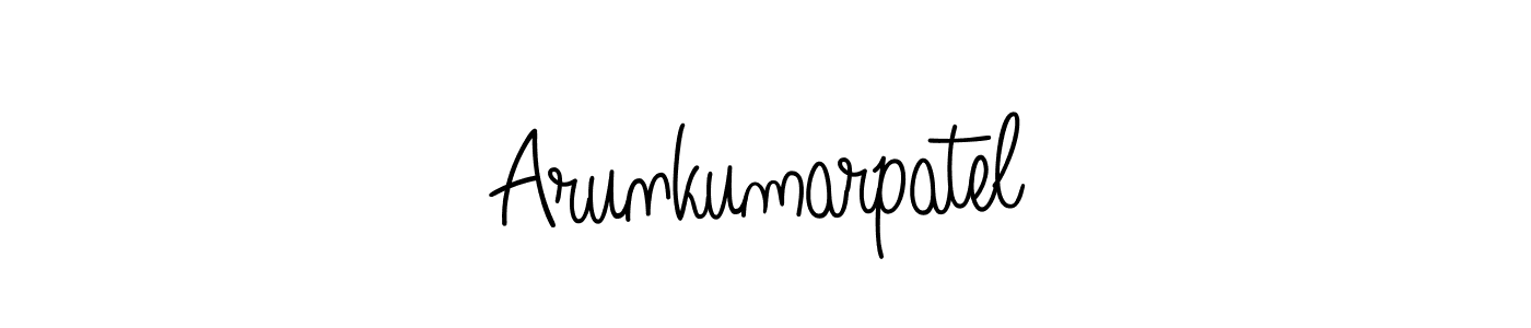 How to make Arunkumarpatel signature? Angelique-Rose-font-FFP is a professional autograph style. Create handwritten signature for Arunkumarpatel name. Arunkumarpatel signature style 5 images and pictures png