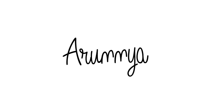 Here are the top 10 professional signature styles for the name Arunnya. These are the best autograph styles you can use for your name. Arunnya signature style 5 images and pictures png