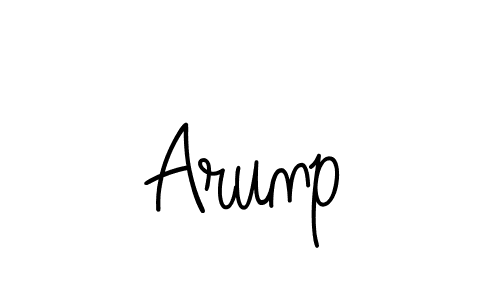 Here are the top 10 professional signature styles for the name Arunp. These are the best autograph styles you can use for your name. Arunp signature style 5 images and pictures png