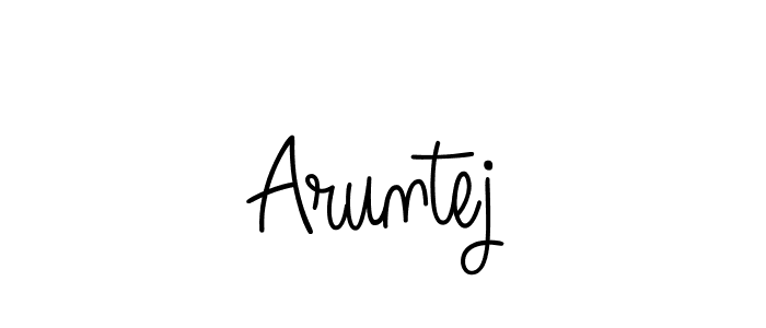 How to Draw Aruntej signature style? Angelique-Rose-font-FFP is a latest design signature styles for name Aruntej. Aruntej signature style 5 images and pictures png