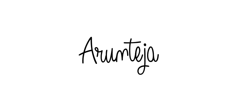 Create a beautiful signature design for name Arunteja. With this signature (Angelique-Rose-font-FFP) fonts, you can make a handwritten signature for free. Arunteja signature style 5 images and pictures png