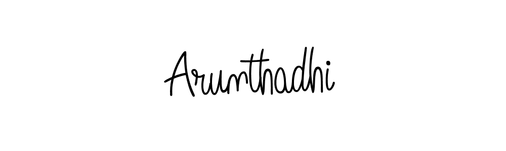 You can use this online signature creator to create a handwritten signature for the name Arunthadhi. This is the best online autograph maker. Arunthadhi signature style 5 images and pictures png