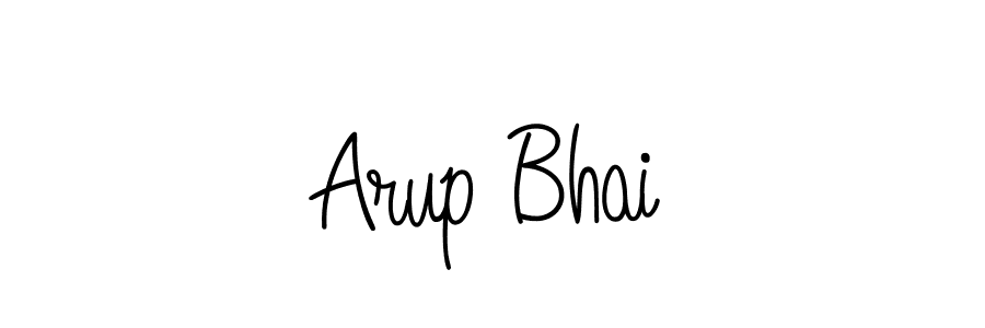 Make a beautiful signature design for name Arup Bhai. With this signature (Angelique-Rose-font-FFP) style, you can create a handwritten signature for free. Arup Bhai signature style 5 images and pictures png