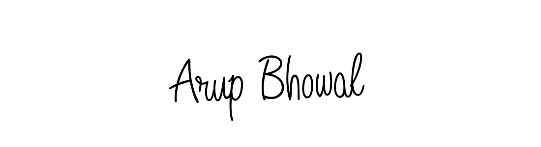 Also we have Arup Bhowal name is the best signature style. Create professional handwritten signature collection using Angelique-Rose-font-FFP autograph style. Arup Bhowal signature style 5 images and pictures png