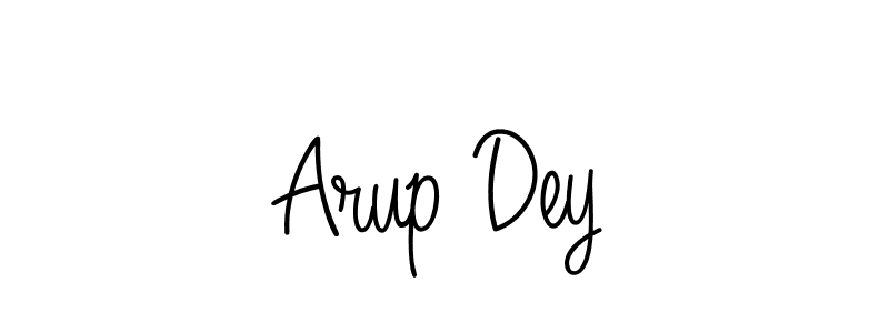 Design your own signature with our free online signature maker. With this signature software, you can create a handwritten (Angelique-Rose-font-FFP) signature for name Arup Dey. Arup Dey signature style 5 images and pictures png