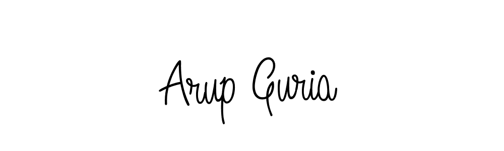 Arup Guria stylish signature style. Best Handwritten Sign (Angelique-Rose-font-FFP) for my name. Handwritten Signature Collection Ideas for my name Arup Guria. Arup Guria signature style 5 images and pictures png