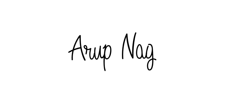 Arup Nag stylish signature style. Best Handwritten Sign (Angelique-Rose-font-FFP) for my name. Handwritten Signature Collection Ideas for my name Arup Nag. Arup Nag signature style 5 images and pictures png