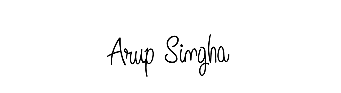 Make a beautiful signature design for name Arup Singha. With this signature (Angelique-Rose-font-FFP) style, you can create a handwritten signature for free. Arup Singha signature style 5 images and pictures png