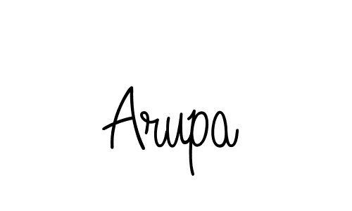 Also we have Arupa name is the best signature style. Create professional handwritten signature collection using Angelique-Rose-font-FFP autograph style. Arupa signature style 5 images and pictures png