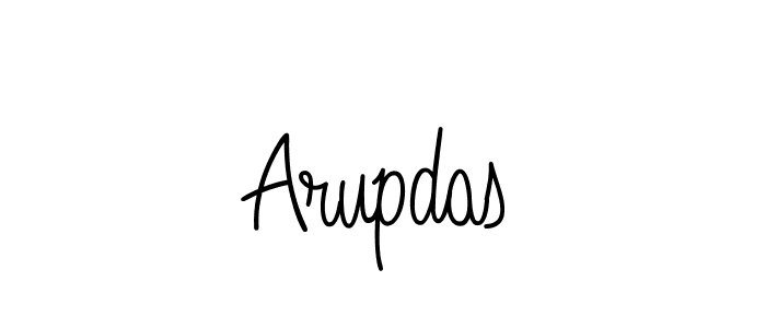 Also we have Arupdas name is the best signature style. Create professional handwritten signature collection using Angelique-Rose-font-FFP autograph style. Arupdas signature style 5 images and pictures png