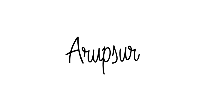 It looks lik you need a new signature style for name Arupsur. Design unique handwritten (Angelique-Rose-font-FFP) signature with our free signature maker in just a few clicks. Arupsur signature style 5 images and pictures png