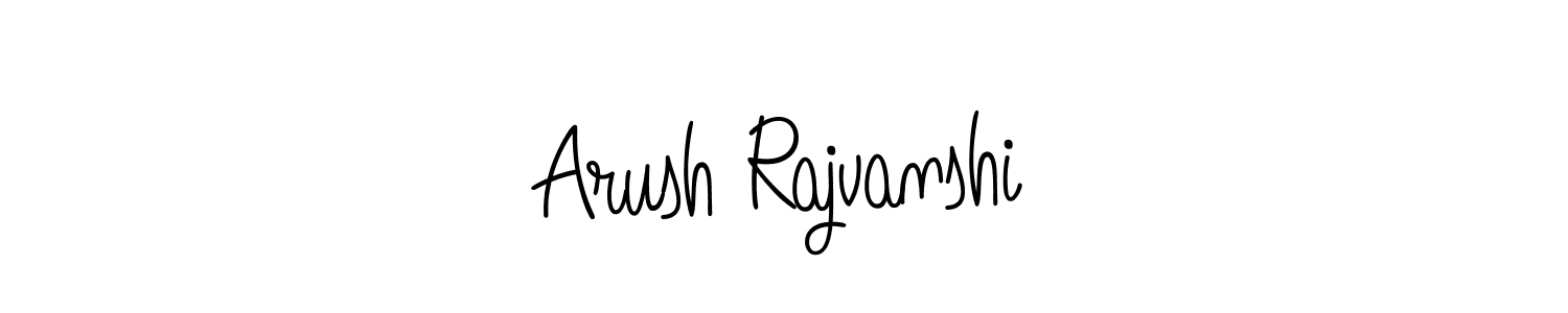 Design your own signature with our free online signature maker. With this signature software, you can create a handwritten (Angelique-Rose-font-FFP) signature for name Arush Rajvanshi. Arush Rajvanshi signature style 5 images and pictures png