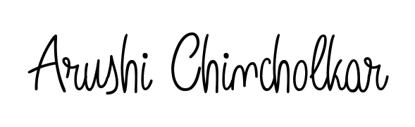 A stylish, flowing autograph style designed for name Arushi Chincholkar using Angelique-Rose-font-FFP typography. Perfect for digital creative projects. Arushi Chincholkar signature style 5 images and pictures png