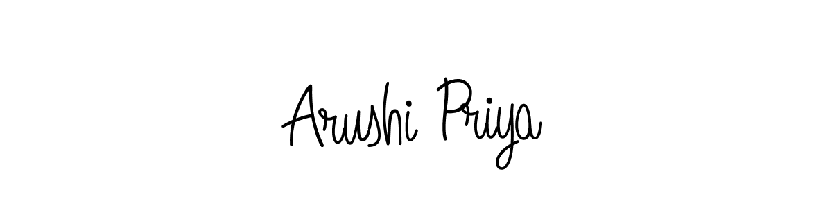 This is the best signature style for the Arushi Priya name. Also you like these signature font (Angelique-Rose-font-FFP). Mix name signature. Arushi Priya signature style 5 images and pictures png