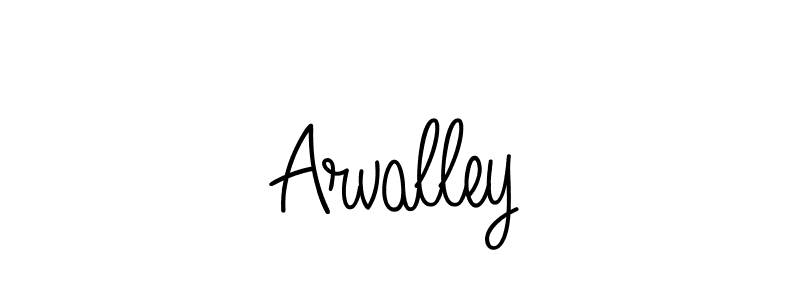 You should practise on your own different ways (Angelique-Rose-font-FFP) to write your name (Arvalley) in signature. don't let someone else do it for you. Arvalley signature style 5 images and pictures png