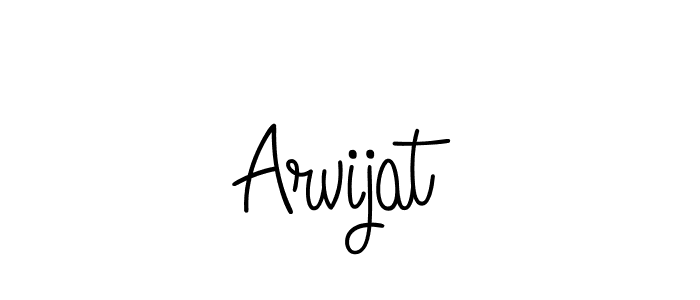 How to make Arvijat signature? Angelique-Rose-font-FFP is a professional autograph style. Create handwritten signature for Arvijat name. Arvijat signature style 5 images and pictures png