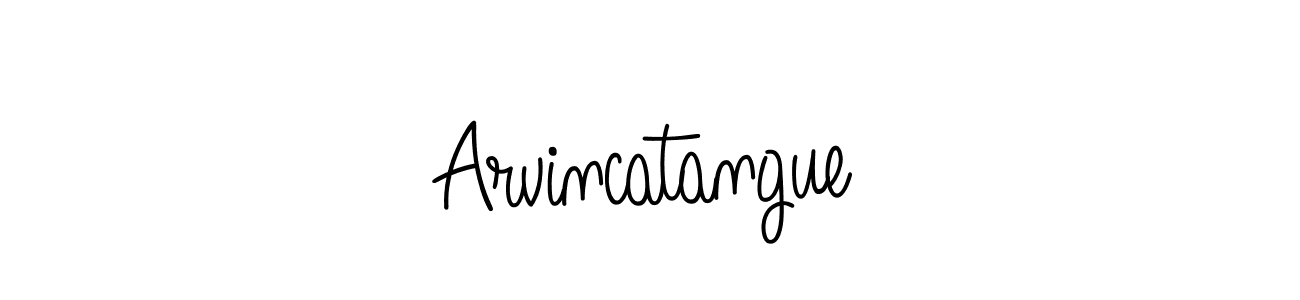 Create a beautiful signature design for name Arvincatangue. With this signature (Angelique-Rose-font-FFP) fonts, you can make a handwritten signature for free. Arvincatangue signature style 5 images and pictures png