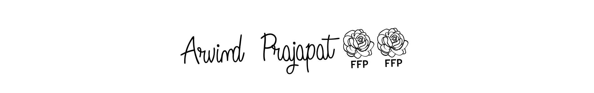 Create a beautiful signature design for name Arvind  Prajapat 07. With this signature (Angelique-Rose-font-FFP) fonts, you can make a handwritten signature for free. Arvind  Prajapat 07 signature style 5 images and pictures png